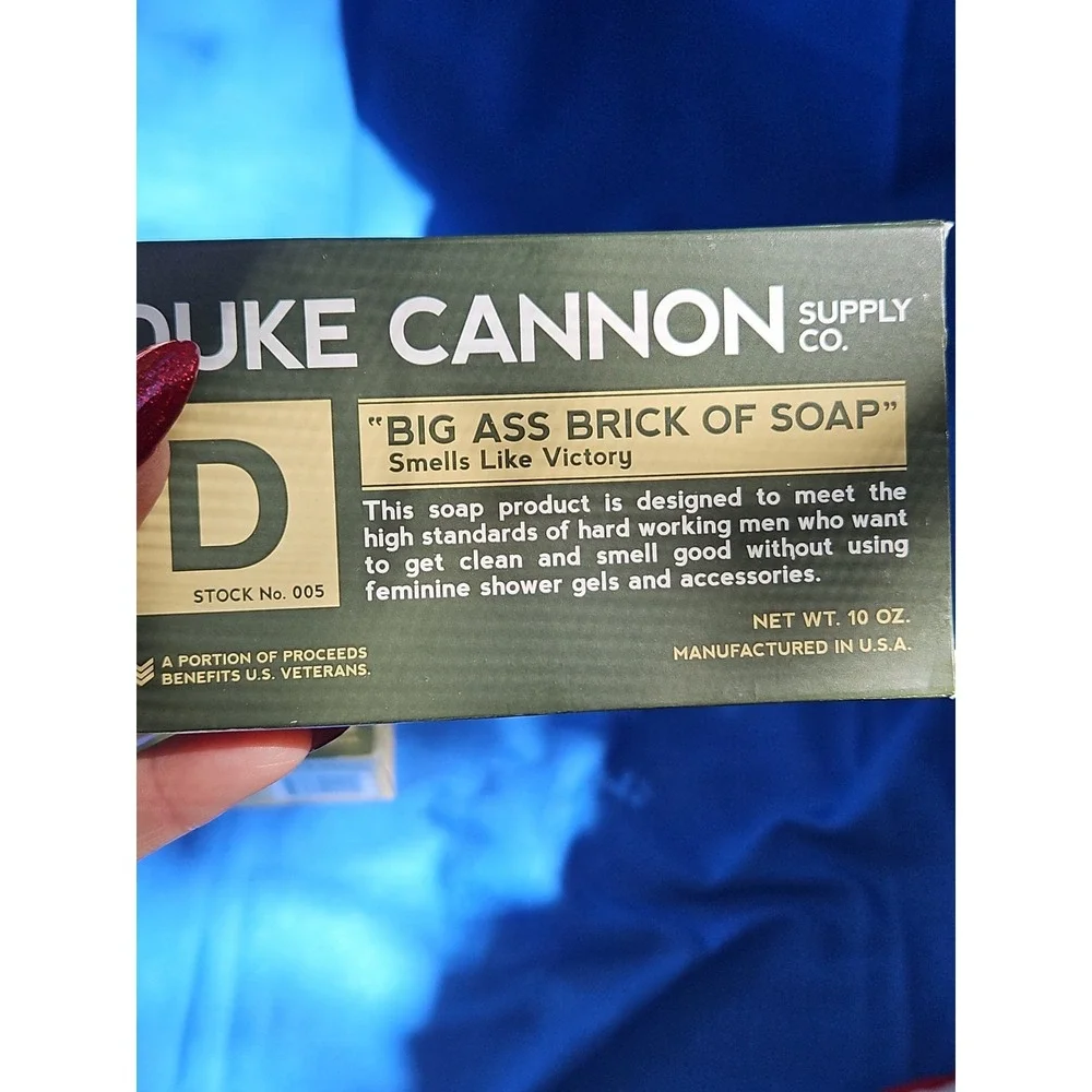 4 Duke Cannon Big Ass Brick Of Soap Bar SMELLS LIKE VICTORY & Accomplishment